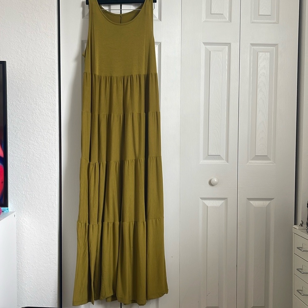 Lime Green Summer Maxi